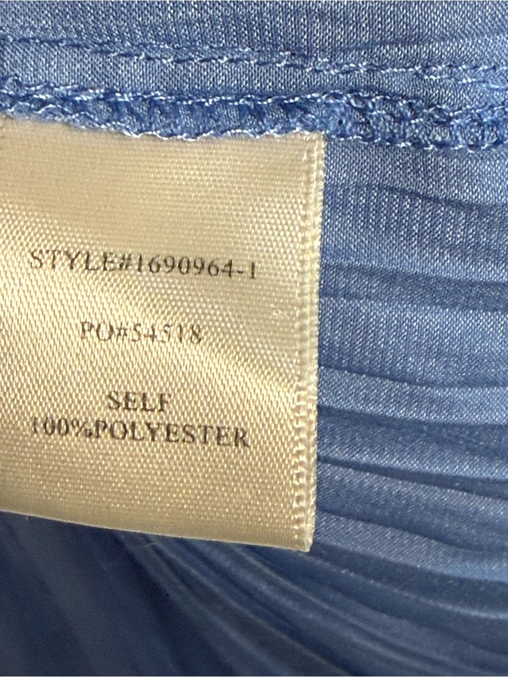 Current Air Cara pleated mini dress blue SMALL - Picture 8 of 8